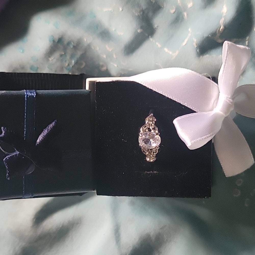 Sterling silver and cz